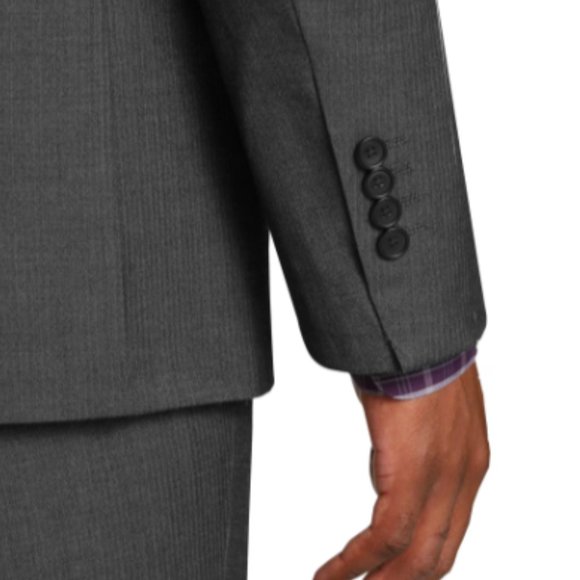 NEW Kenneth Cole Modern Fit Grey Bone Suit 36R grey - Picture 3 of 3